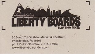 Philadelphia Libert Board Riders, Surf, Snow, Skate